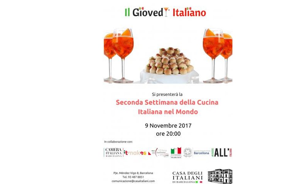 Gioved italiano - Settimana cucina italiana nel mondo