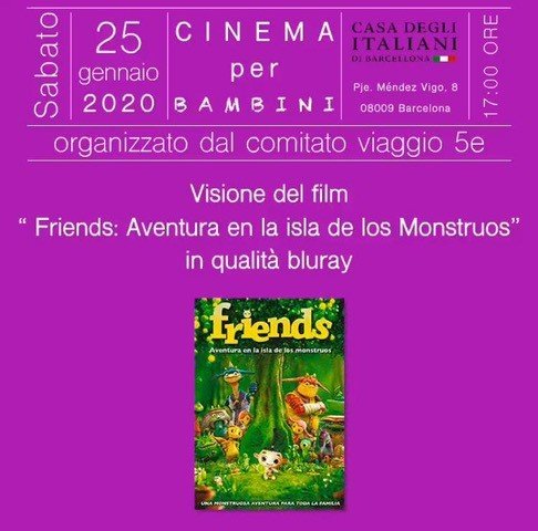 Ore 17:00 - Cinema per bambini