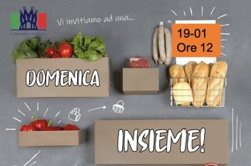 Ore 10:30 - Domenica Insieme e pranzo Comunit Cristiana