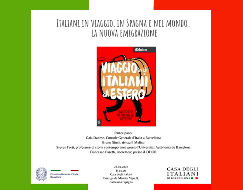 Ore 19:00 - Italiani in viaggio, in Spagna e nel mondo. La nuova emigrazione