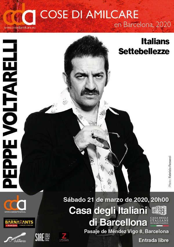 Hora 20:00 - Concerto Peppe Voltarelli  Italians Settebellezze