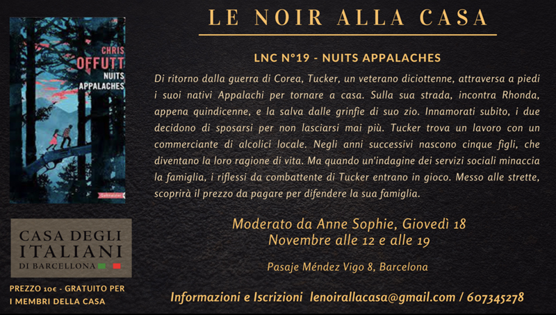 CLUB DI LETTURA LE NOIR ALLA CASA, puntata n 19