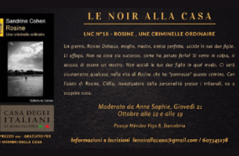 CLUB DI LETTURA LE NOIR ALLA CASA, puntata n 18