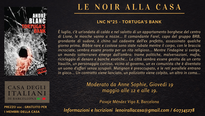 CLUB DI LETTURA LE NOIR ALLA CASA, puntata n 25