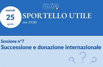 SPORTELLO UTILE Sucesin y donacin internacional