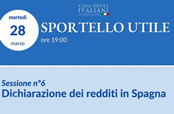 Sportello Utile Dichiarazione dei redditi in Spagna