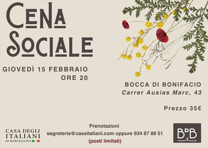 Cena Sociale Febbraio